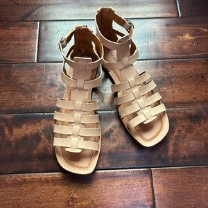 Lucky Brand - Neutral Strappy Gladiator Sandals